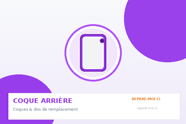 Coque arrière Samsung A01